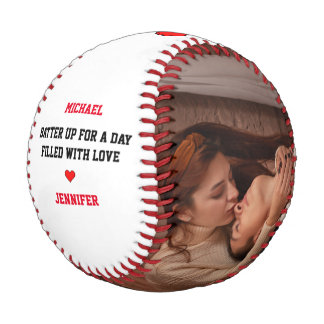 ボーイフレンド写真野球 野球ボール