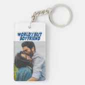 ボーイフレンド写真sea blue 3d文字 キーホルダー (裏面)
