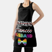 ボーイフレンド婚約夫ゲイ結婚グルーマーLGBTQ エプロン (インサイチュ)
