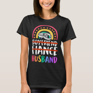ボーイフレンド婚約者ゲイプライド結婚ズボヘミア Tシャツ