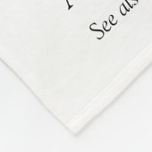 ボーイフレンド定義白黒カッコいいおもしろい フリースブランケット (角)