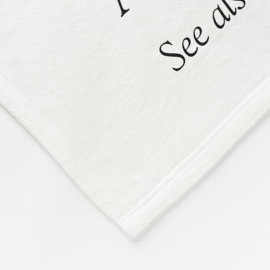 ボーイフレンド定義白黒カッコいいおもしろい フリースブランケット (角)