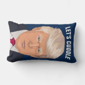 ボーイフレンド水溜め枕 – ドナルドトランプ ランバークッション (正面)