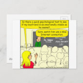 ボーイフレンド漫画のための585心理的テスト ポストカード (正面/裏面)