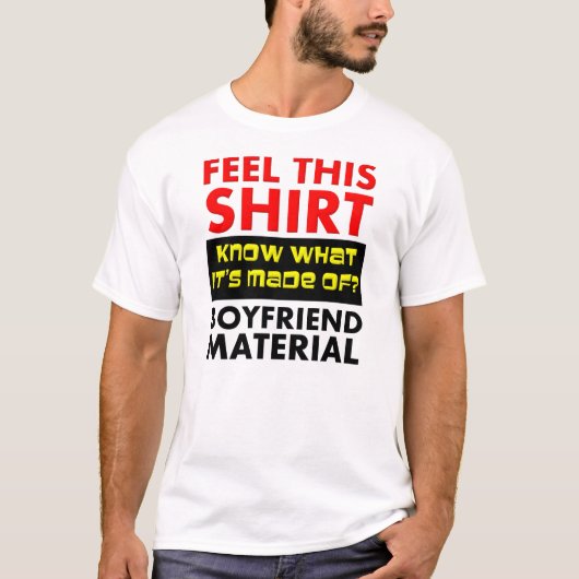 ボーイフレンド認定Tシャツ ユーモア Tシャツ (正面)