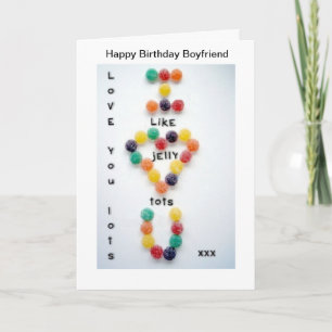 ボーイフレンド誕生日カードラブイットジェリートット カード