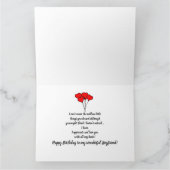 ボーイフレンド誕生日ラブマイハートシティ通り カード (内部)