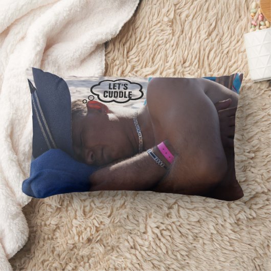 ボーイフレンド（カウボーイハンク）枕を抱き締める ランバークッション (ブランケット)