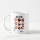 ボーイフレンド | バレンタインデー9フォトコラージュ コーヒーマグカップ (左)
