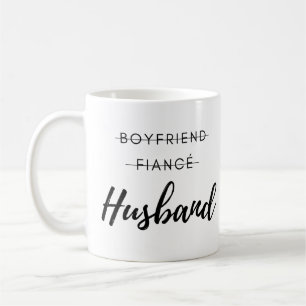 ボーイフレンド、フィアンス、夫結婚の新郎のギフトマグ コーヒーマグカップ