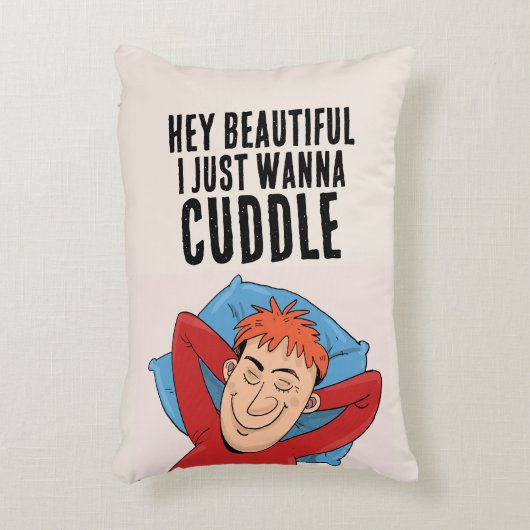 ボーイフレンドCUDDLE PILLOWS - "MR.PERFECT" アクセントクッション (正面(垂直))