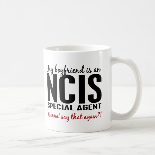 ボーイフレンドNCISの代理店1 コーヒーマグカップ (右)
