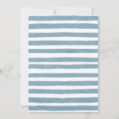 ボーイブルーぼう水彩布ベビーシャワー 招待状 (裏面)