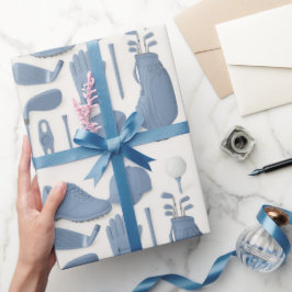 ボーイブルーをテーマにしたゴルフセット ラッピングペーパー