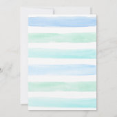 ボーイブルーアイスクリームトラックスイートワン誕生日 招待状 (裏面)