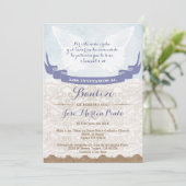 ボーイブルーエンジェルバプテスマの招待状スペインの 招待状 (スタンド正面)