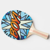 ボーイブルークールおもしろいモダン漫画本 卓球ラケット (横)