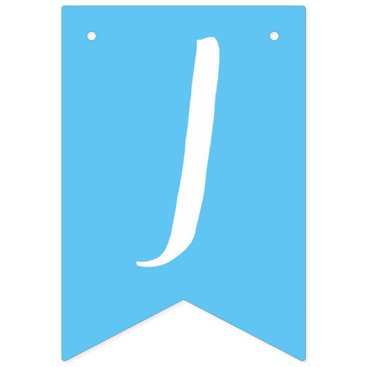 ボーイブルータイポグラフィハートベビーシャワー バンティングフラッグ (第3の旗)