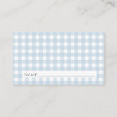 ボーイブルーディアモノグラムクレストおむつラッフルカード エンクロージャーカード (裏面)