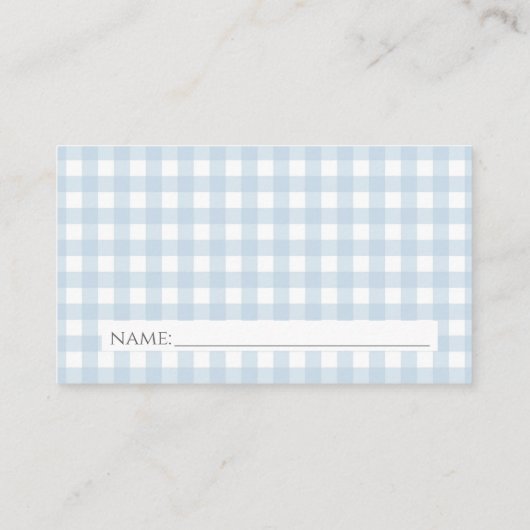 ボーイブルーディアモノグラムクレストおむつラッフルカード エンクロージャーカード (裏面)