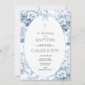 ボーイブルートイルの誕生日とバプテスマ 招待状 (正面)