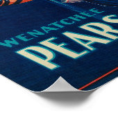 ボーイブルー梨クレートラベル ポスター (角)