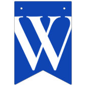 ボーイブルー「ウェルカムベビー」ベビーシャワー バンティングフラッグ (第2の旗)