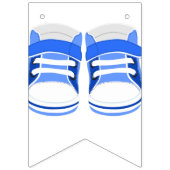 ボーイブルー「ウェルカムベビー」ベビーシャワー バンティングフラッグ (第1の旗)