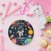 ボーイプラネットエイリアンスター宇宙銀河系1st誕生日 ペーパープレート (パーティー)