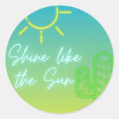 ボーイプールパーティー ラウンドシール (正面)