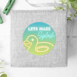 ボーイプールパーティー ラウンドシール