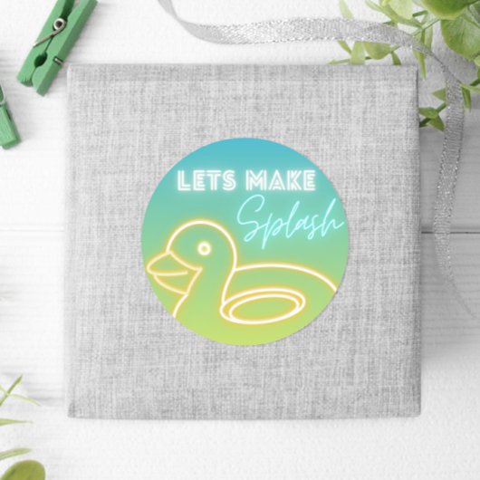 ボーイプールパーティー ラウンドシール