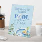 ボーイプール誕生日パーティーへようこそ 台座サイン (インサイチュ)