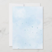 ボーイベアベビーシャワー招待状 招待状 (裏面)