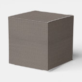 ボーイベビーシャワーの秋のジュート素材のロンパース フェイバーボックス (裏面サイド)