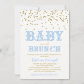 ボーイベビーシャワーブランチベビーシャワー招待状 招待状 (正面)