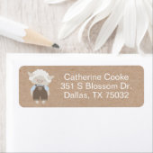 ボーイベビーシャワー差出人住所ラベル ラベル (インサイチュ)