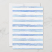 ボーイベビーシャワー招待状ベビーウェア招待状A 招待状 (裏面)