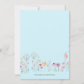 ボーイベビーシャワー招待状 |ベビーバンドル 招待状 (裏面)