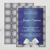 ボーイベビーシャワー招待状 招待状 (正面/裏面)