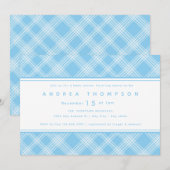 ボーイベビーシャワー招待状 招待状 (正面/裏面)