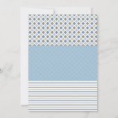 ボーイベビーシャワー招待状 招待状 (裏面)