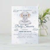 ボーイベビーシャワー招待状 招待状 (スタンド正面)