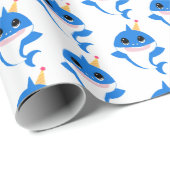 ボーイベビーシャーク包装紙 ラッピングペーパー (ロールコーナー)