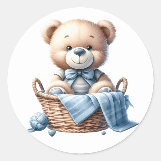 ボーイベビーシール ラウンドシール (正面)