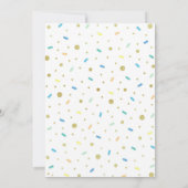 ボーイベビースプリンクル招待状ドーナツベビースプリンクル 招待状 (裏面)