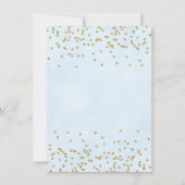 ボーイベビーブランチベビーシャワー招待状 招待状 (裏面)