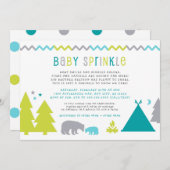 ボーイベビー|ノルディックは星を生む 招待状 (正面/裏面)