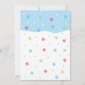 ボーイペンギン誕生日招待状 招待状 (裏面)