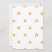 ボーイホットエアバルーンベビーシャワー招待状 招待状 (裏面)